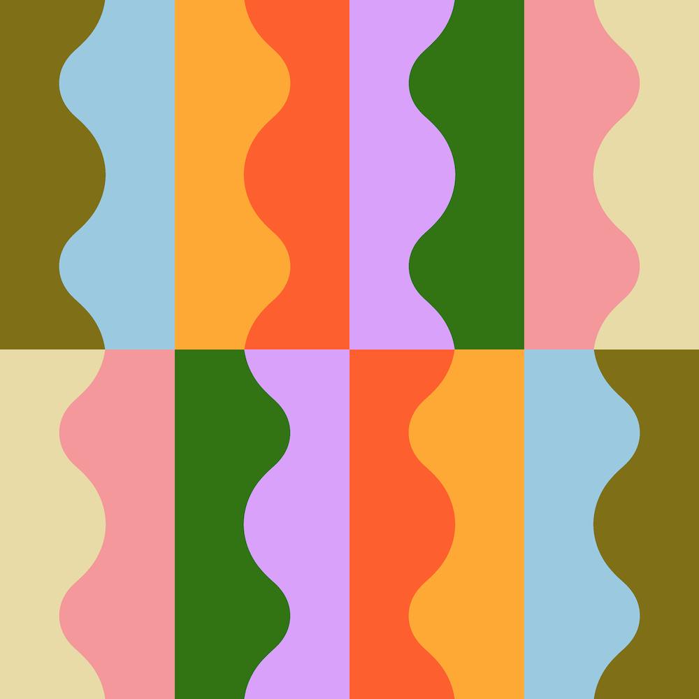 Abstract Wavy Pattern