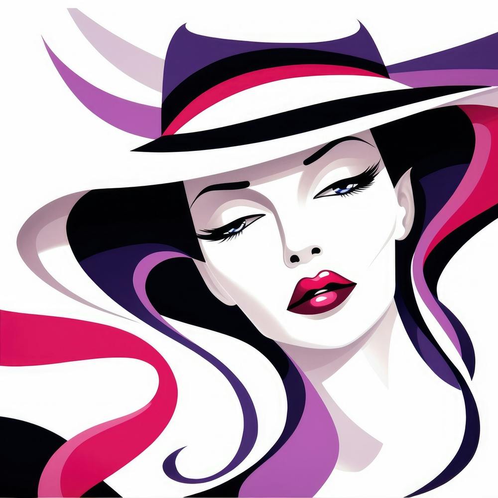 Portrait Of Woman In Hat