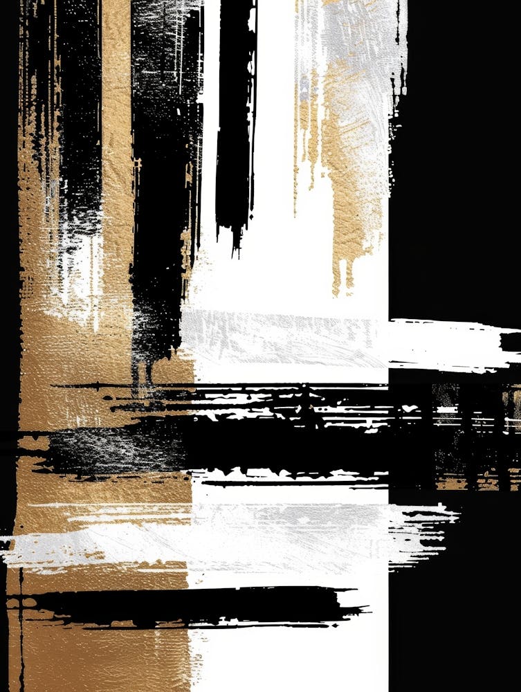 Abstract Brushstrokes Canvas Print 31