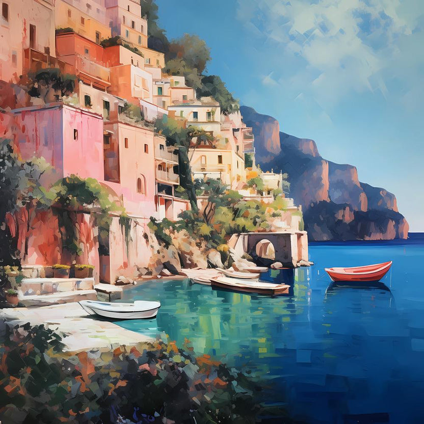 Villa Dreams: Amalfi's Brushstroke Beauty