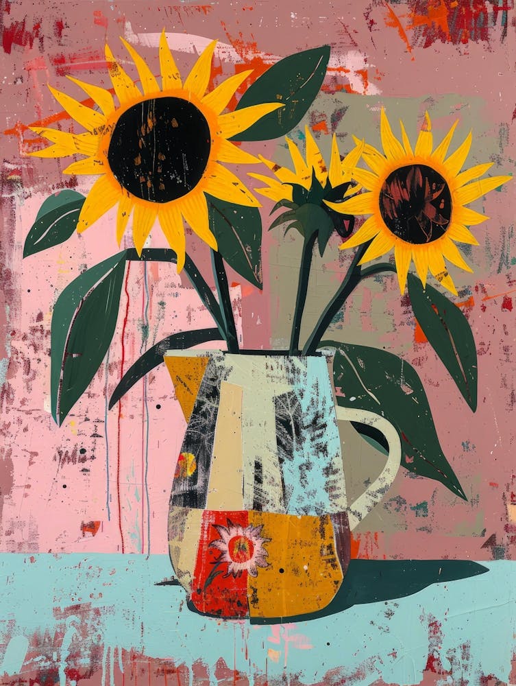 Sunflowers In A Jug 2