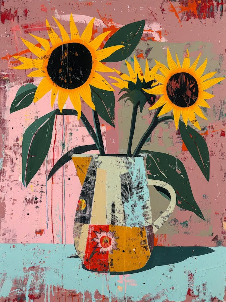 Sunflowers In A Jug 2