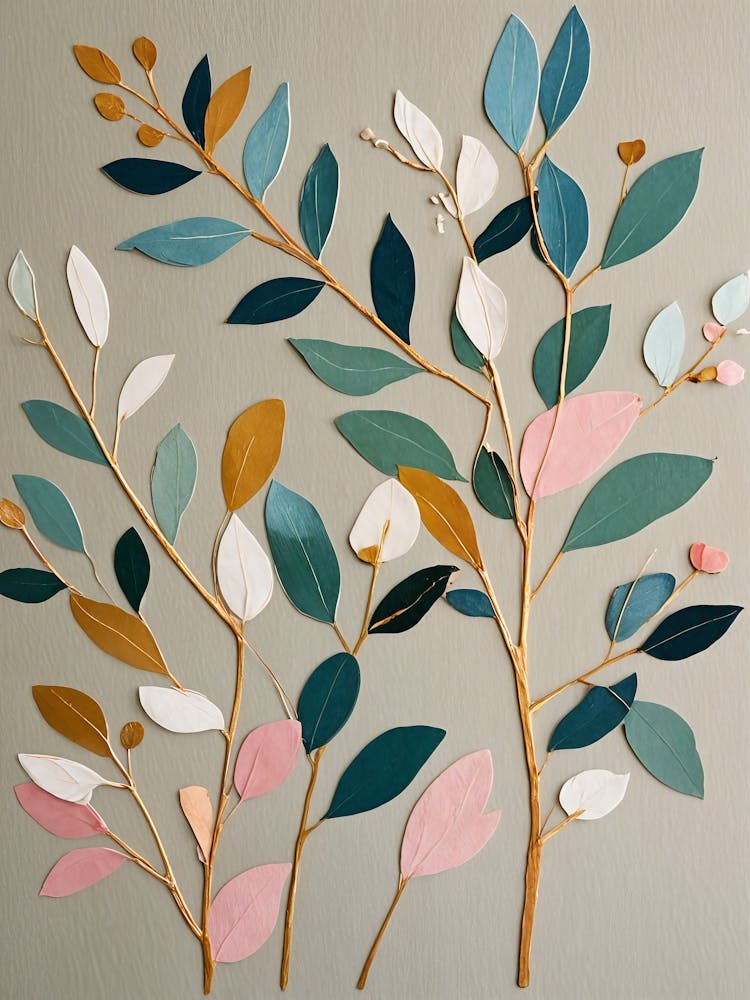 Painted Golden Branches no2