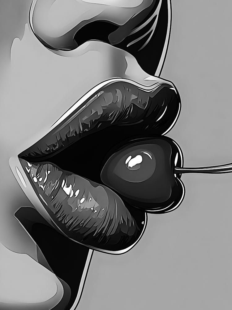 Black And White Painting 127