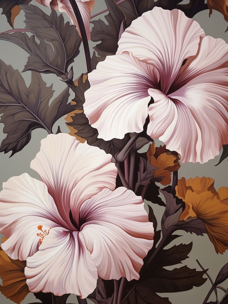 Floral Illustration Hibiscus 3