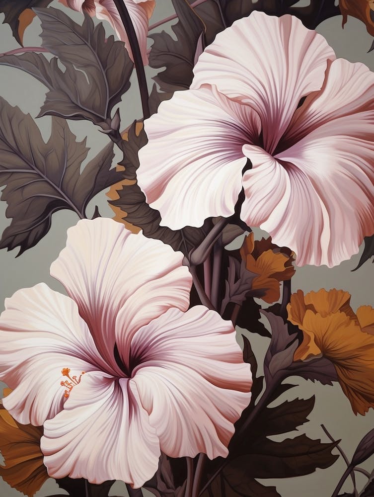 Floral Illustration Hibiscus 3