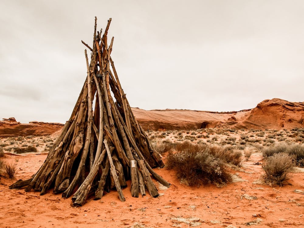 Primitive Tipi In Utah
