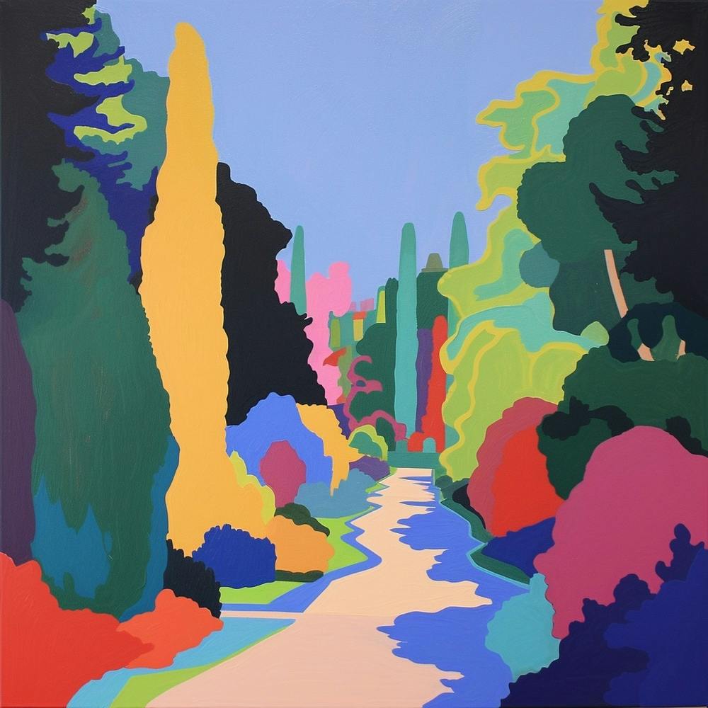 Colourful Gardens Royal Palace Of Laeken Gard Belgium 3