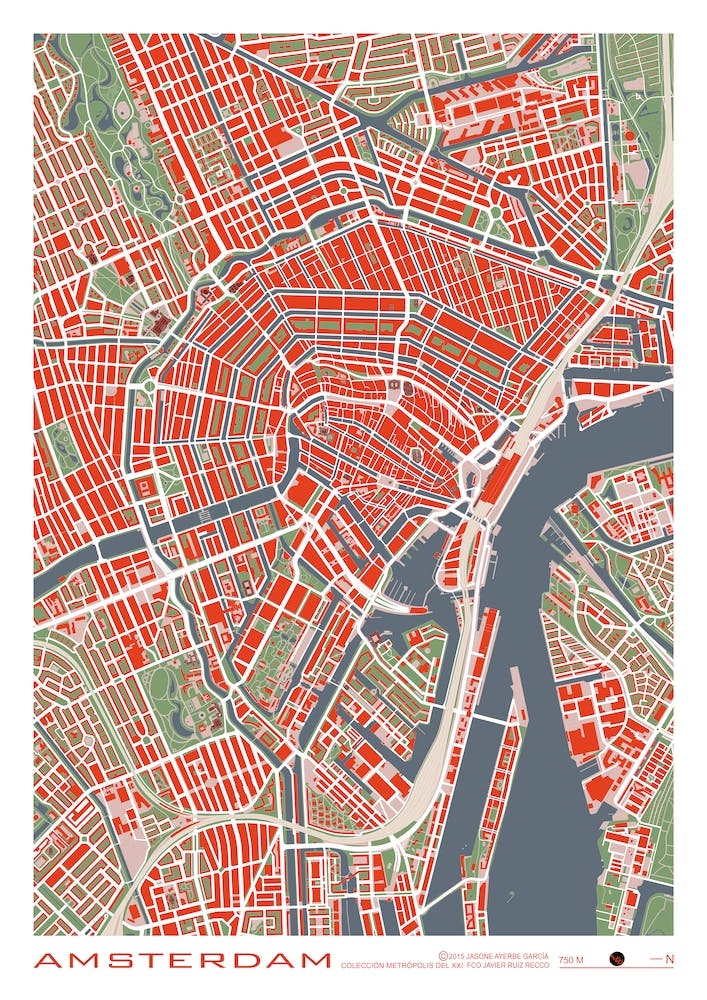 Amsterdam Classic Map