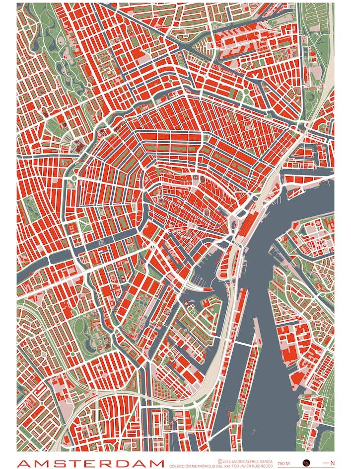 Amsterdam Classic Map