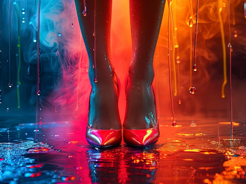 Fille en Talons Hauts