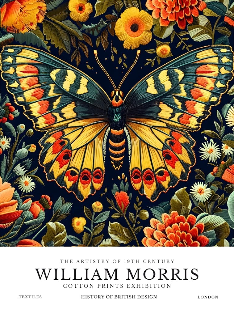 William Morris - Butterflies 1