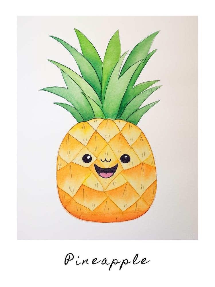 Friendly Kids Pineapple 1 Poster
