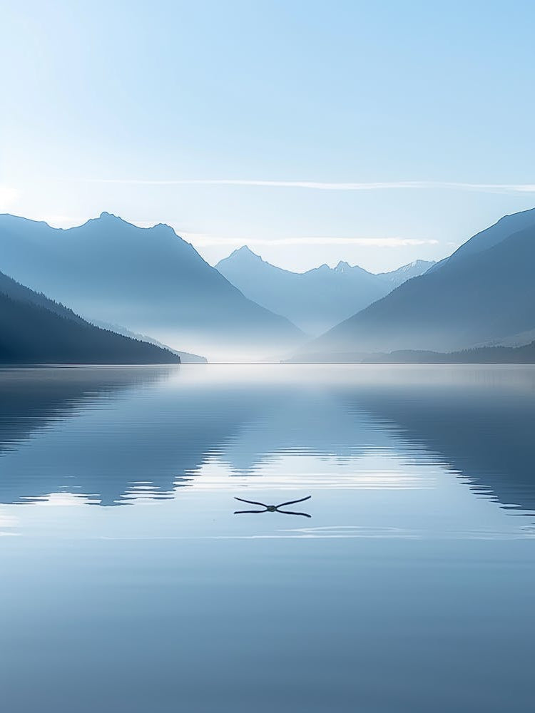 Canoe On A Lake