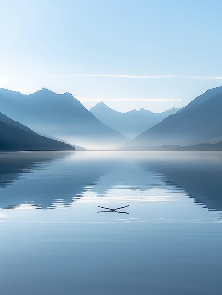 Canoe On A Lake
