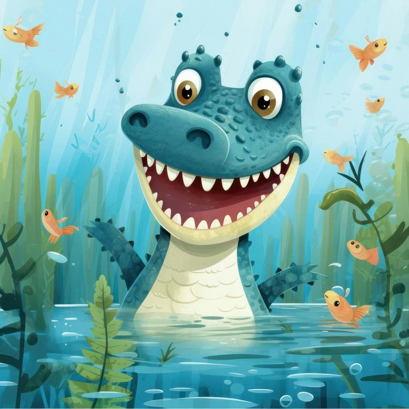 Alligator In The Water