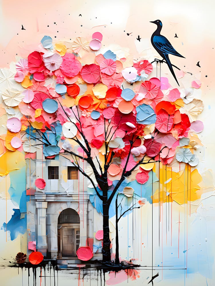 Serene Skies Bird In Flight