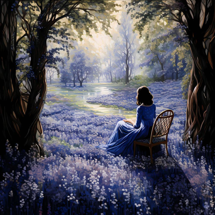 Impressionist Threads: Secluded Paradise