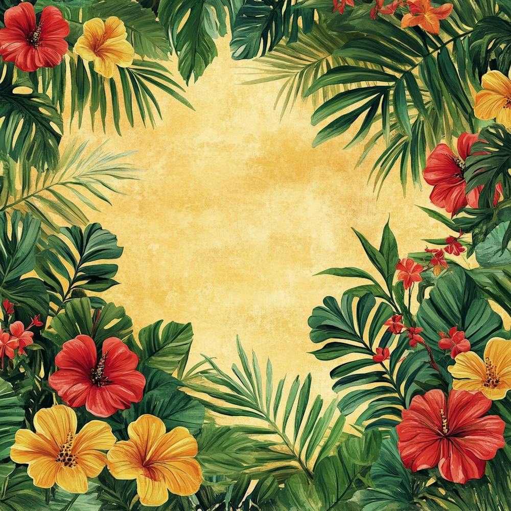 Tropical Flowers Art 2