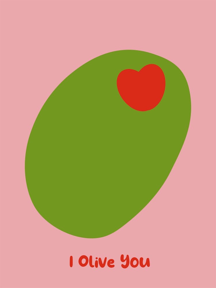 Valentines I Olive You Kitchen