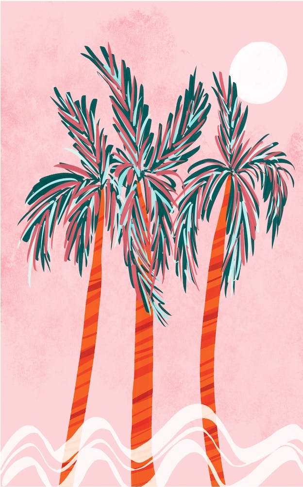 Pink California Sunset