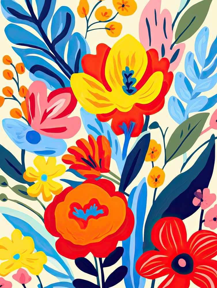 Flowers 8, Matisse style