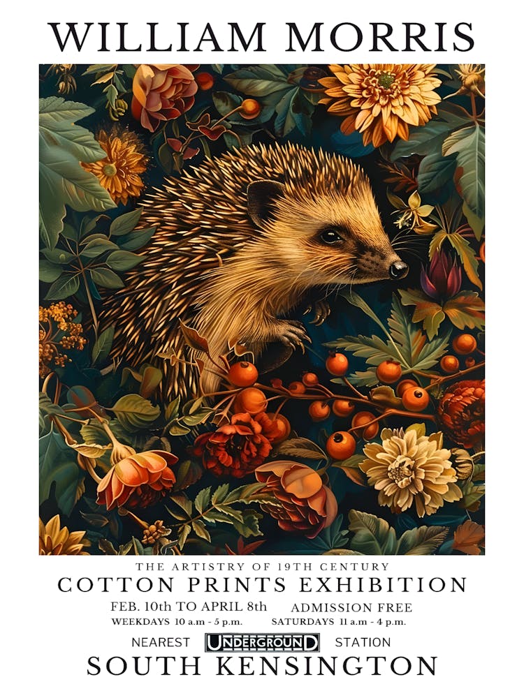 William Morris Cotton Prints Exhibition 27