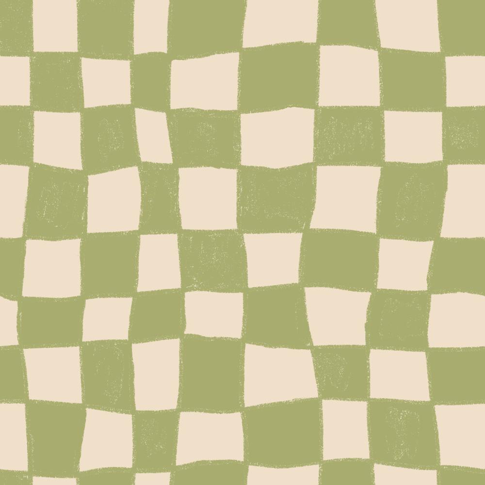 Sage Green Checkerboard