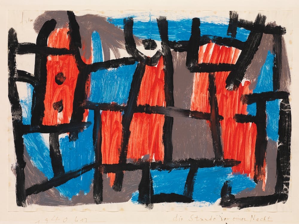 The Hour Before One Night, Paul Klee