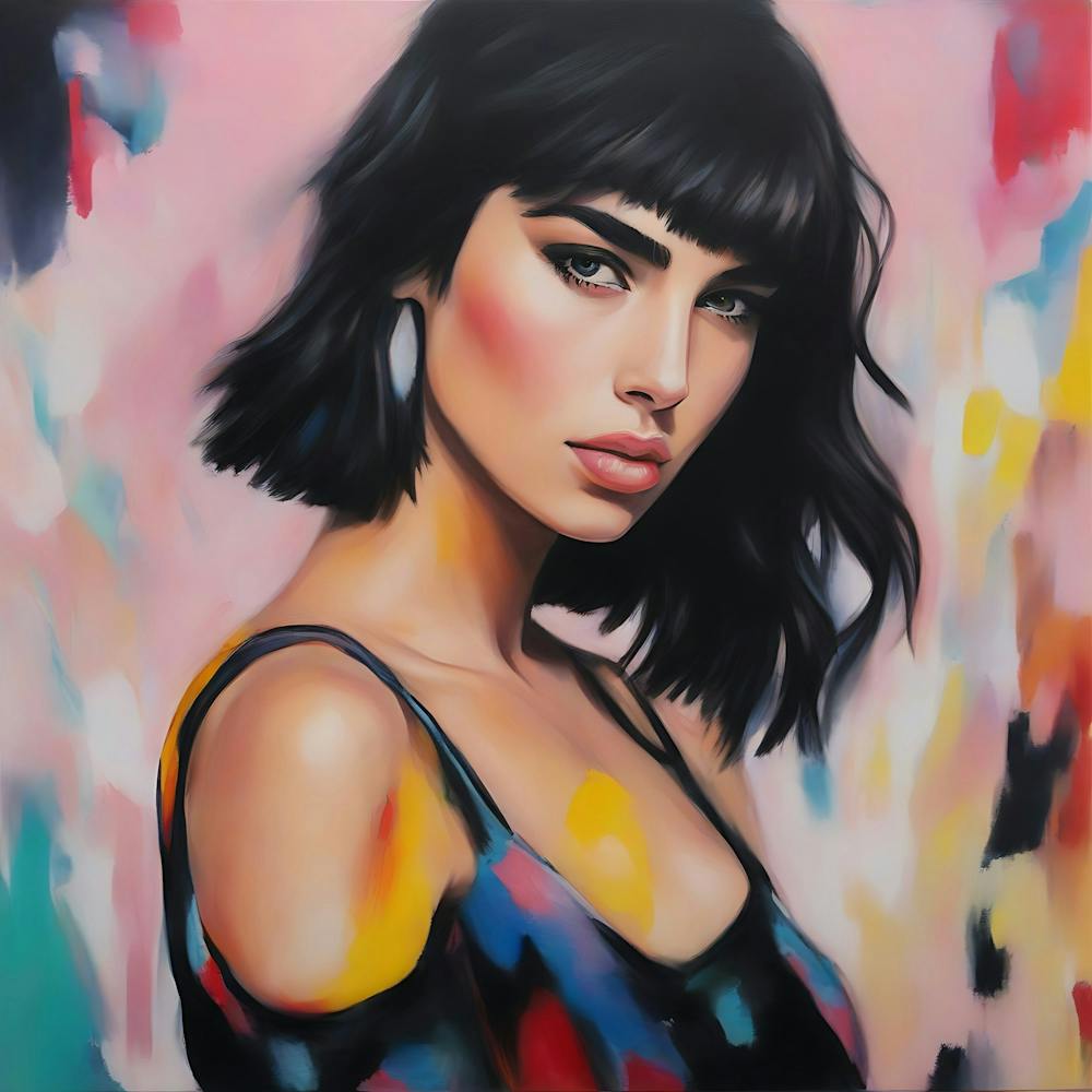 Sexy Girl abstract portrait
