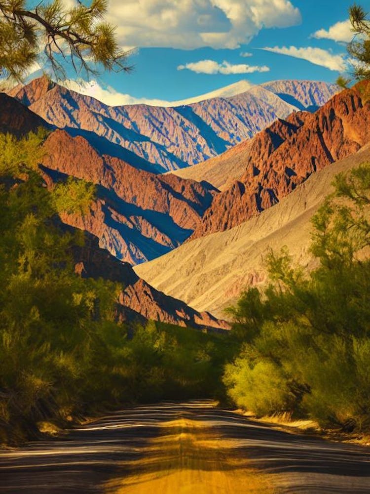 Death Valley National Park United States Of America Vintage Poster