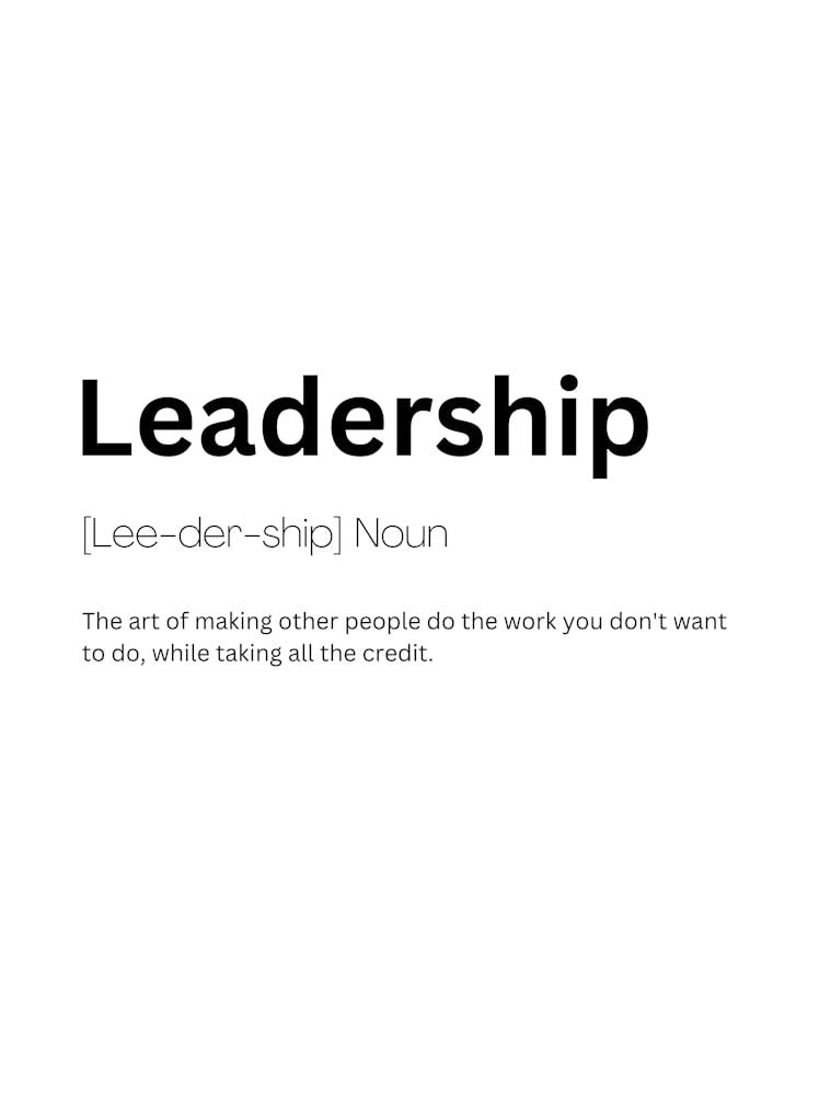 Leadership Définition Signification