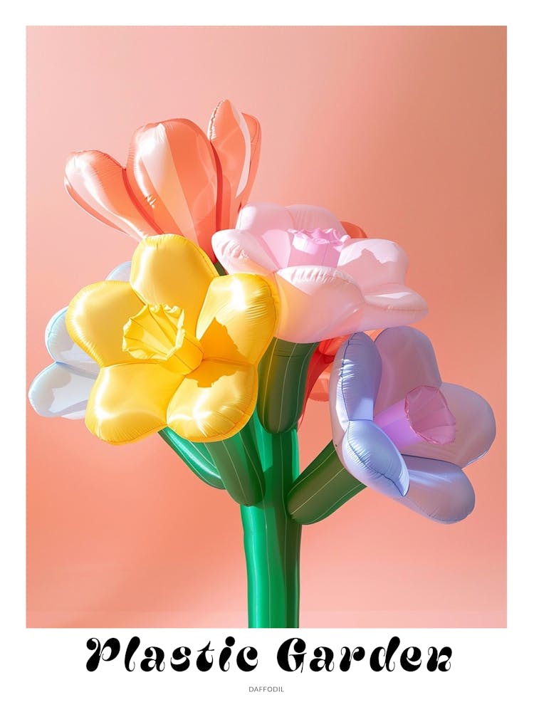 Dreamy Inflatable Flowers Poster Daffodil 3