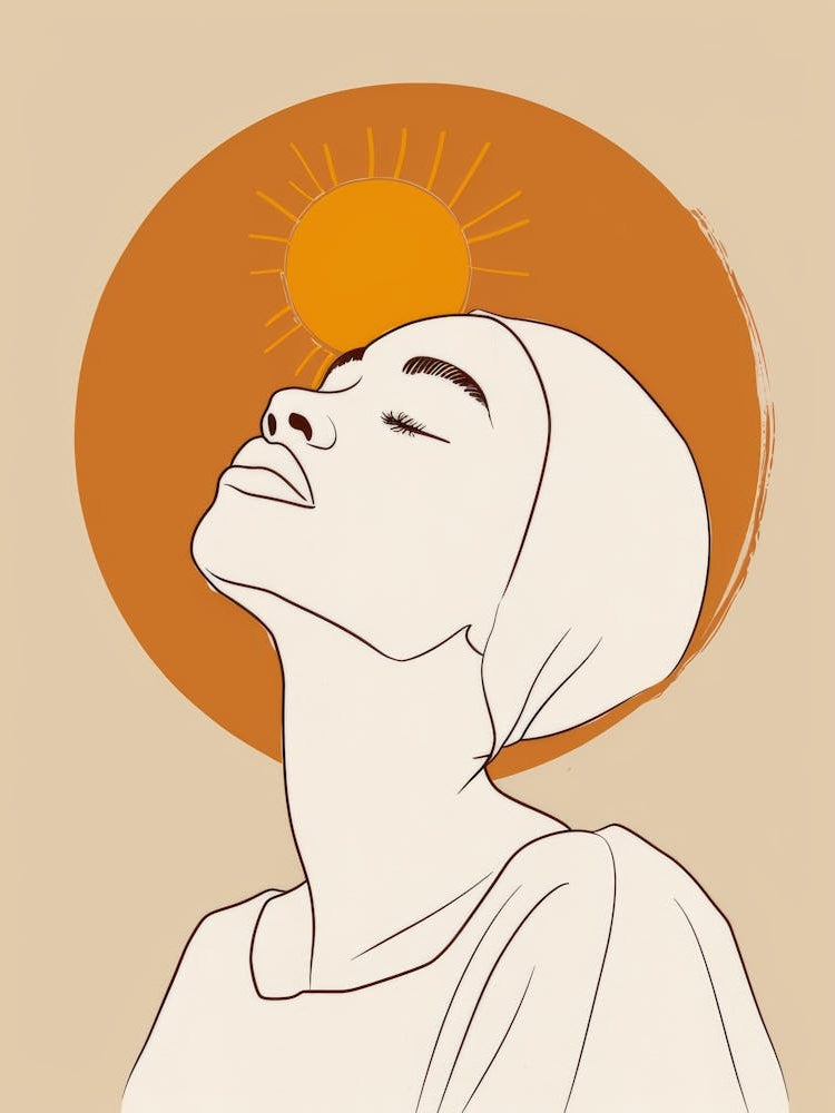 Woman With A Sun 3