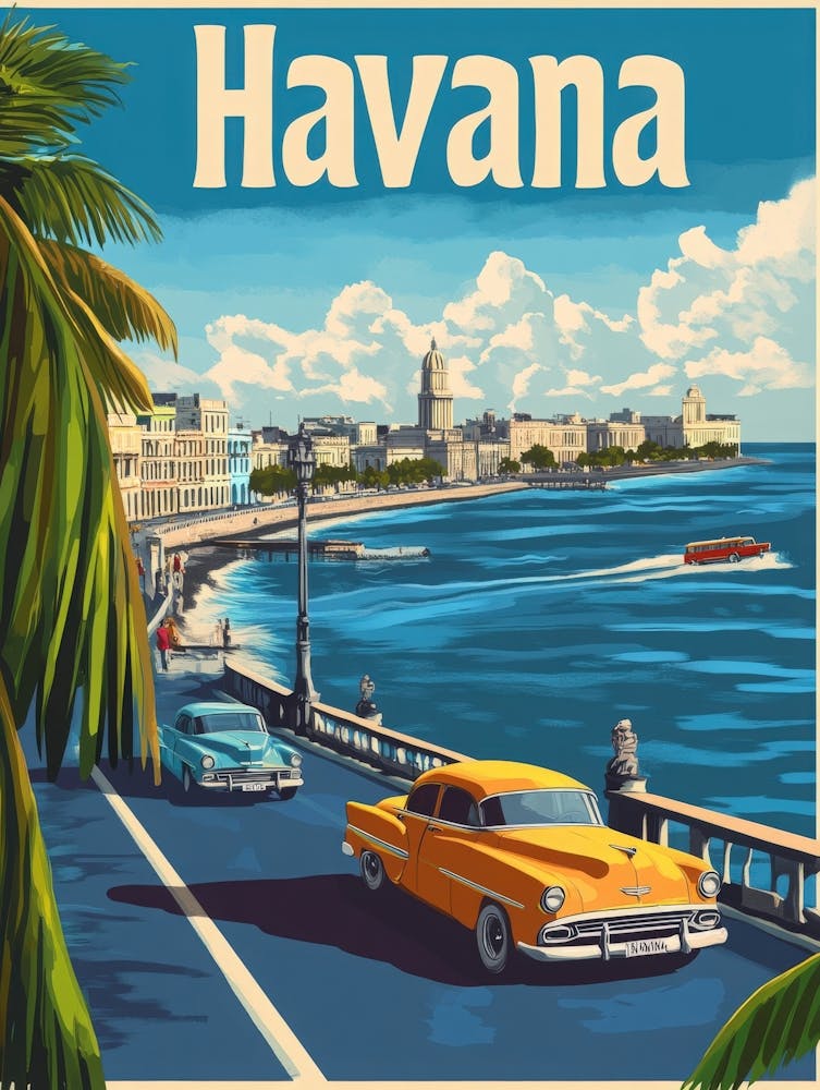 Aihrgdesign A Vintage Travel Poster Of Havana Featuring The I 502a67df Ce8d 480e 932d 95d140d8f5d0 3