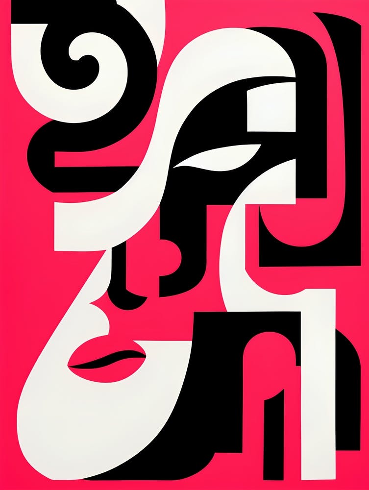 Vintage collage, Graphic Design Brutalism