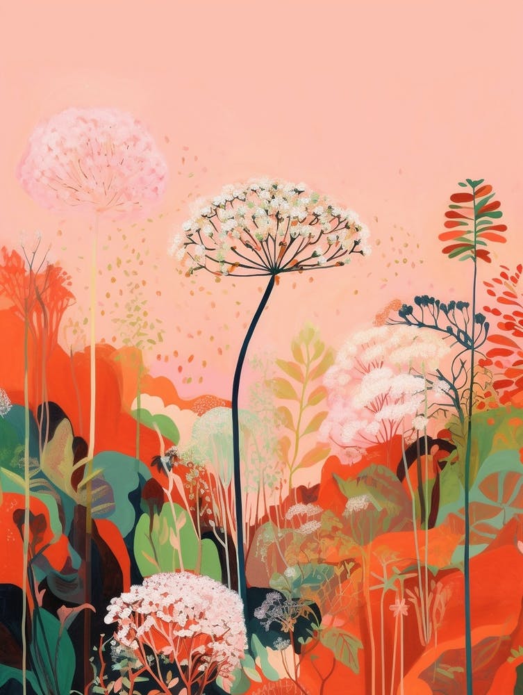 Boho Wildflower Painting Queen Annes Lace 4
