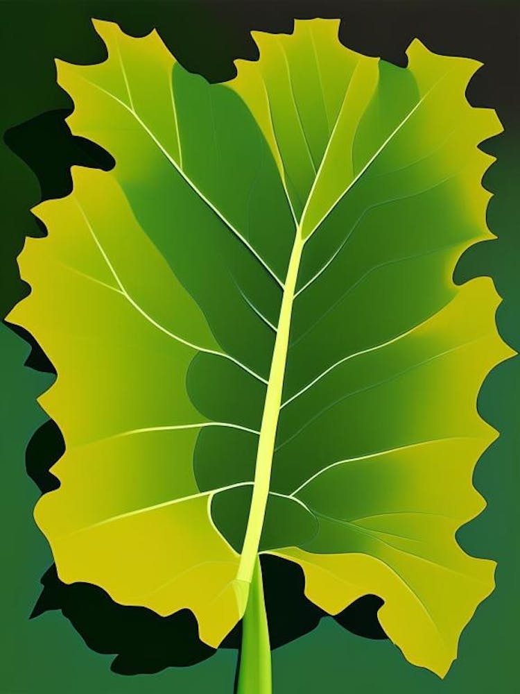 Wild Mustard Leaf Vibrant Inspired