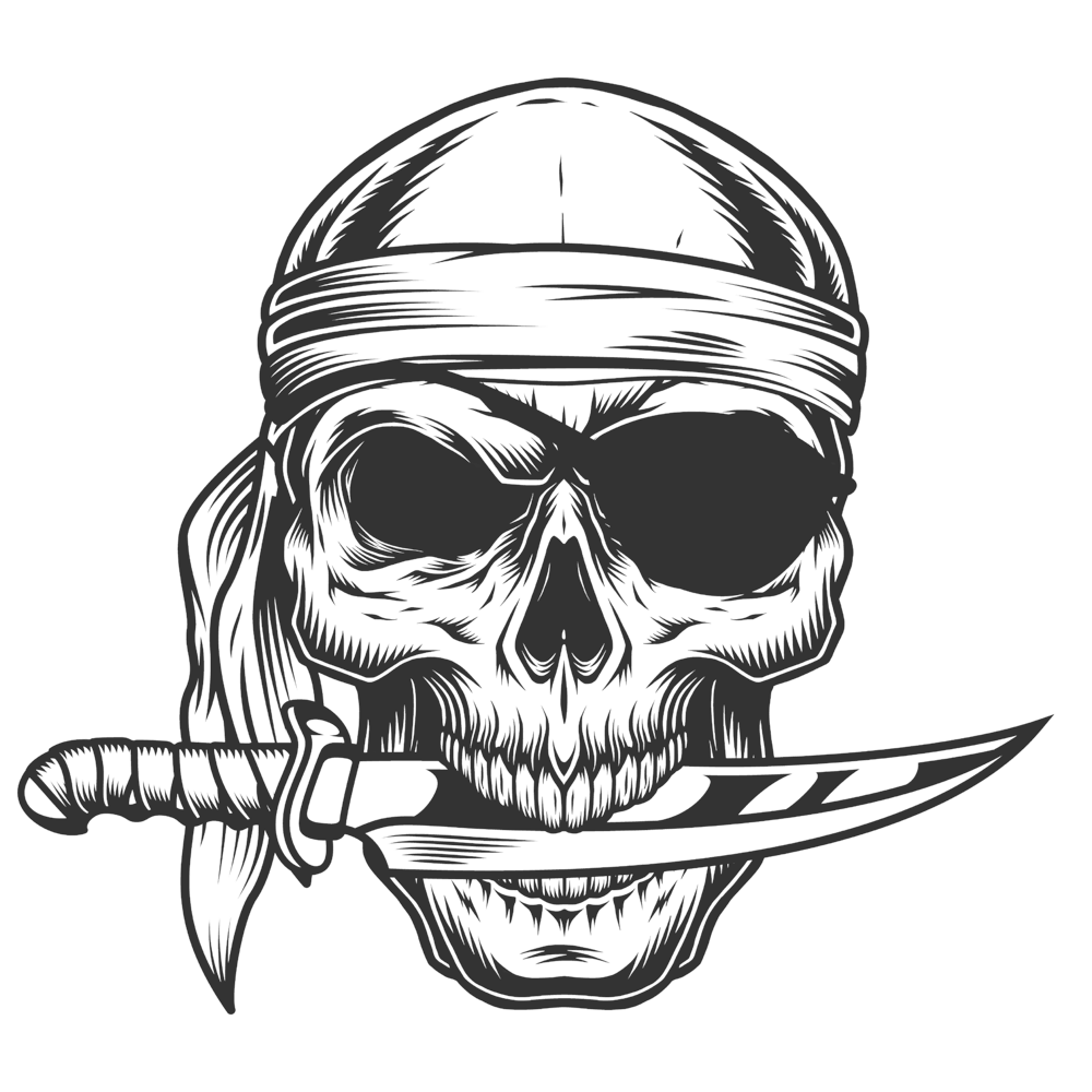 Piratenschädel