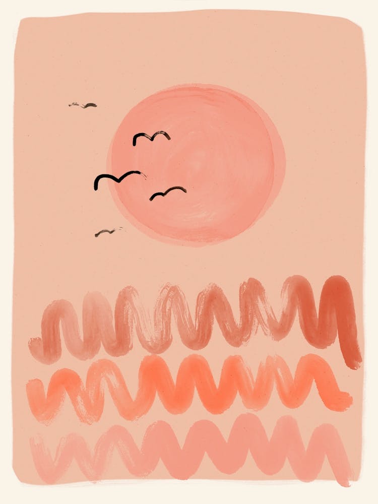 Peachy Sunset
