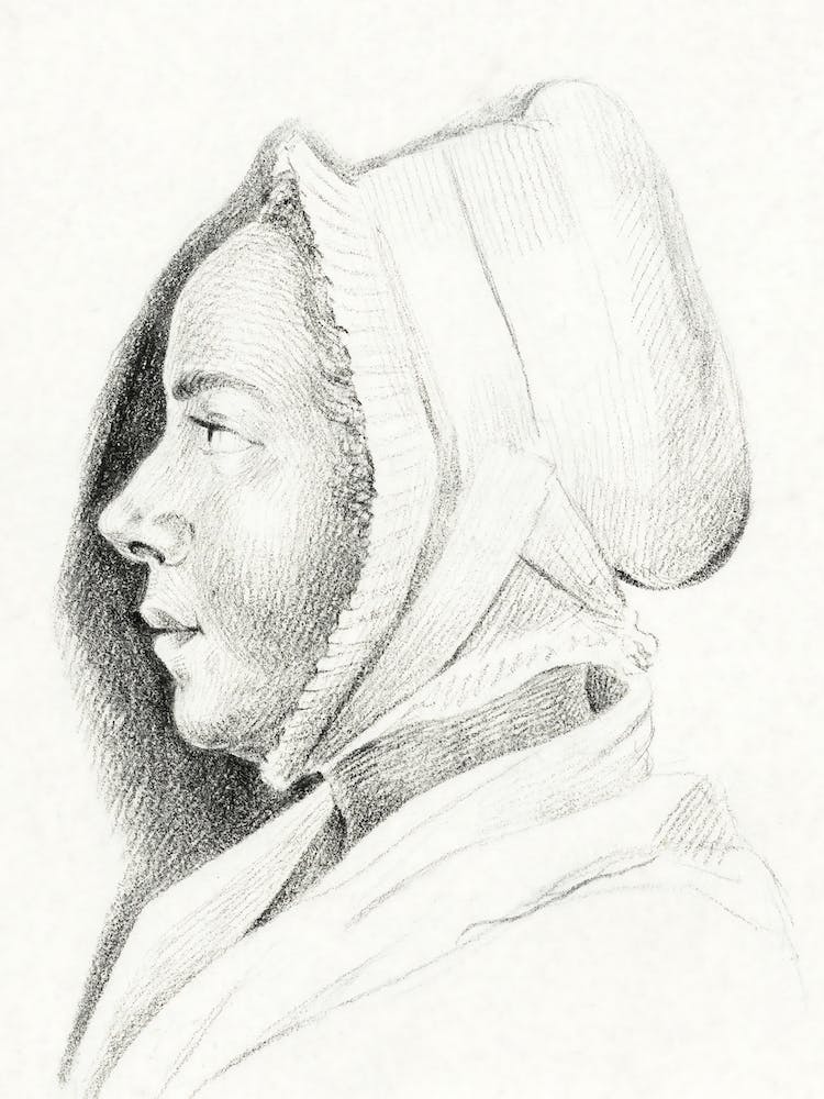 Jean Bernard Portrait D'une Jeune Femme, Jean Bernard