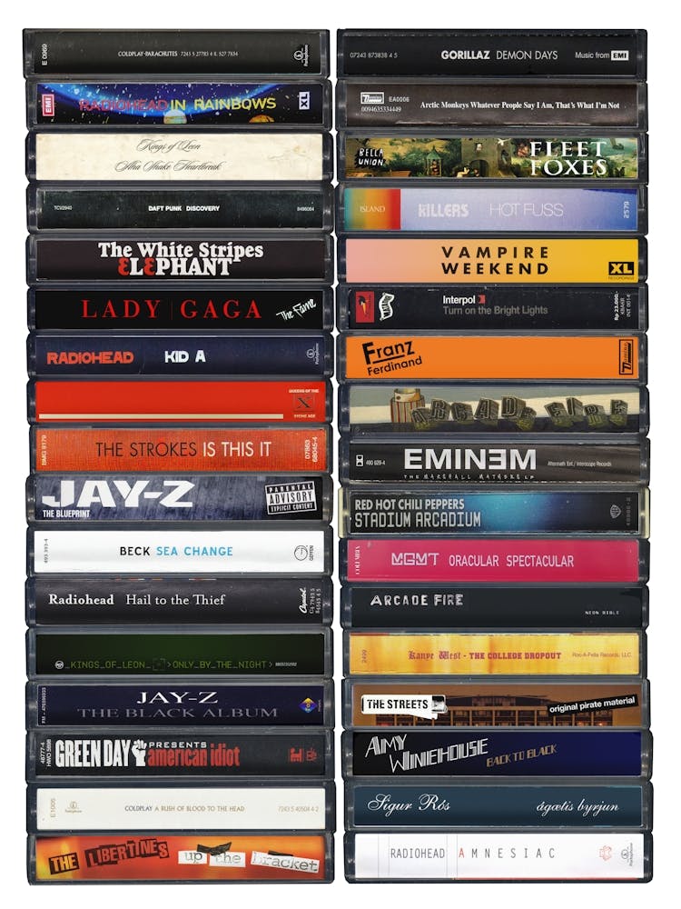 Noughties Music Poster - Retro Cassette Print 2000s
