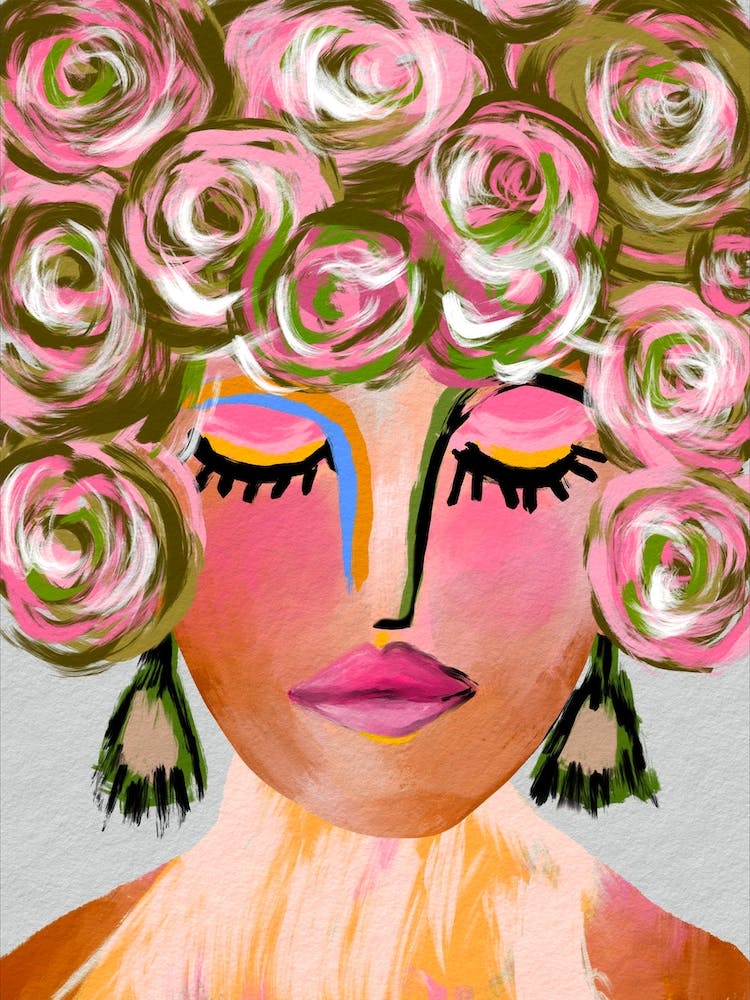 Flower Hair