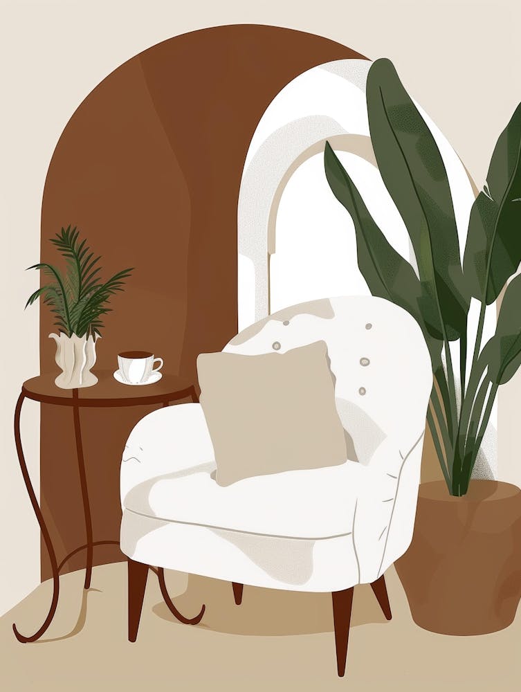 Chair In A Living Room