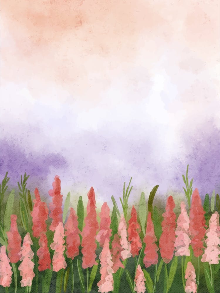 Fleurs à l'aquarelle 7