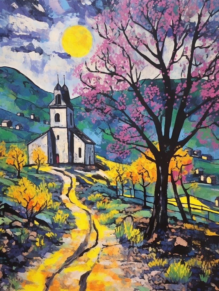 Gubbio Italy 4 Fauvist Painting