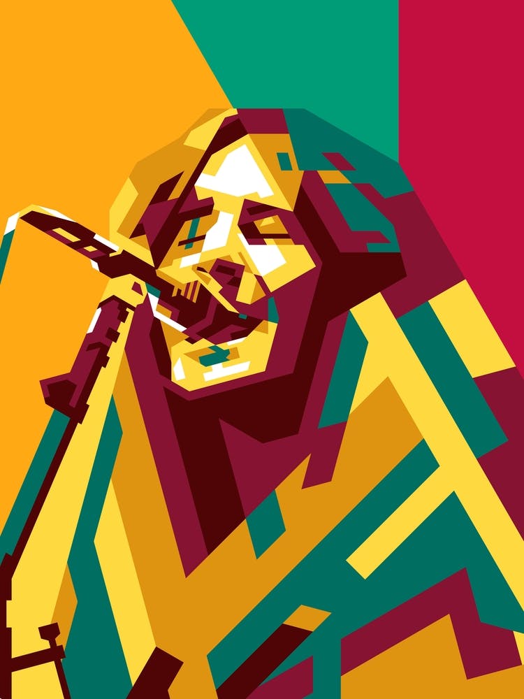 Geddy Lee Wpap pop art
