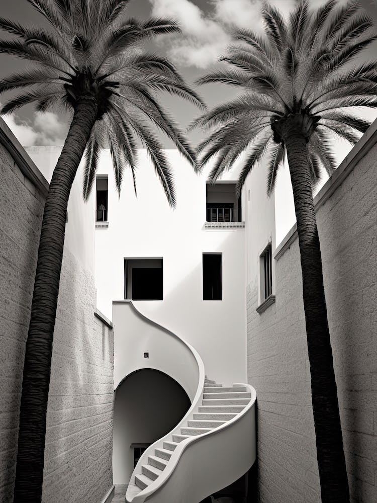 Palma De Mallorca, Spain, Black And White Photography 1