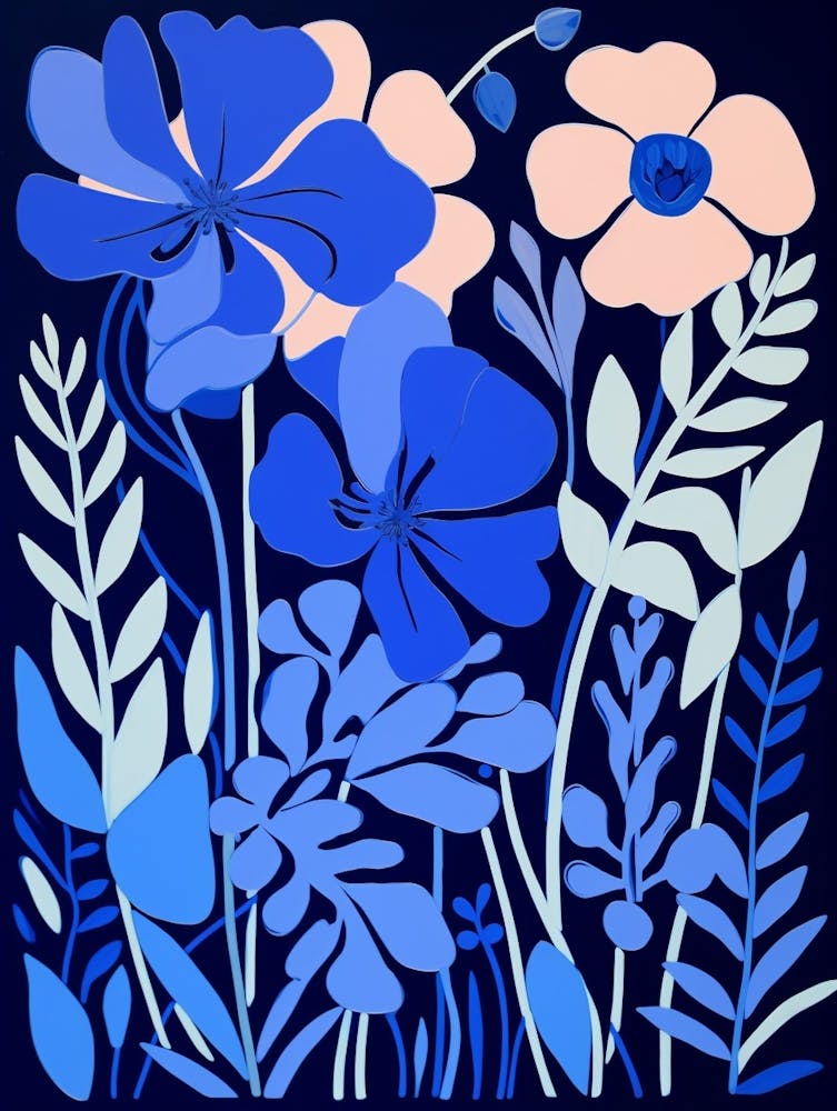 Blue Flower Illustration Bluebonnet 2