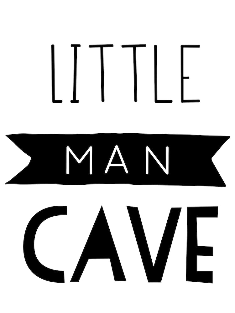 Little Man Cave Black